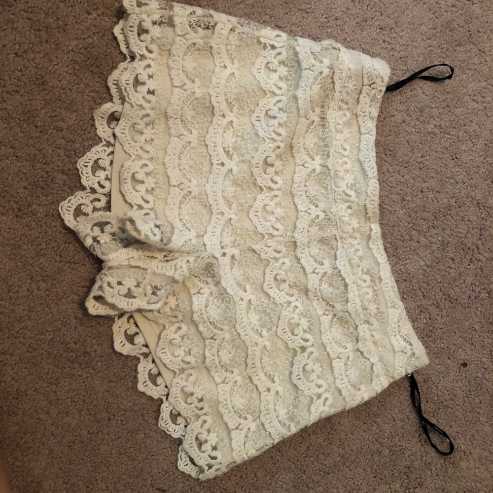 Lace shorts